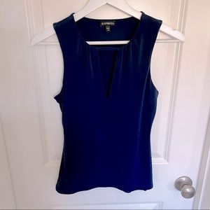 Express Blue Cuttout Tank